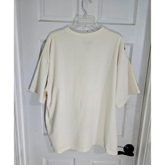 Paper Planes Men's Cream No Love Lost Graphic‎ Shirt Short Sleeve Cotton Size XL - Picture 5 of 11